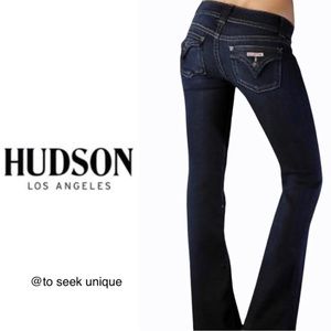 Hudson Signature Bootcut Jeans Dark Wash Size 25